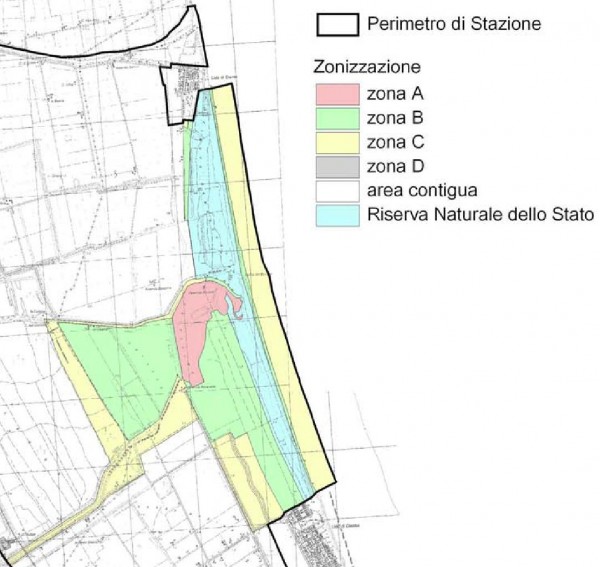 Perimetro-Zonizzazione Stazione Pineta di Classe e Salina di Cervia